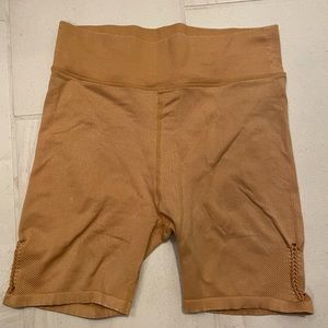 Mustard Yellow Biker Shorts